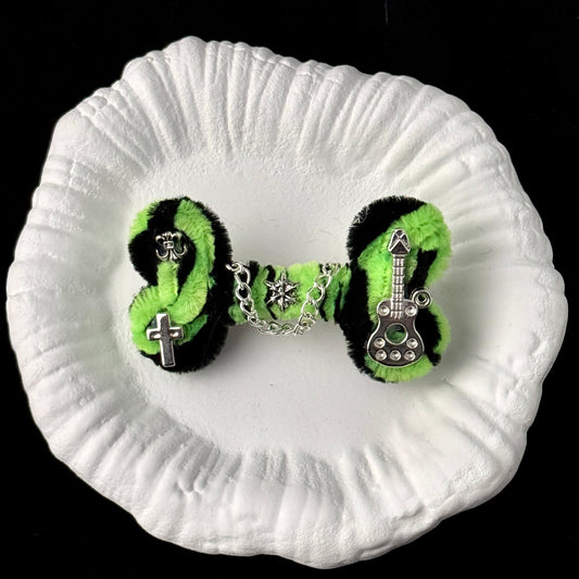 BONE CHIC HAIR CLIP IN LIME GLOW